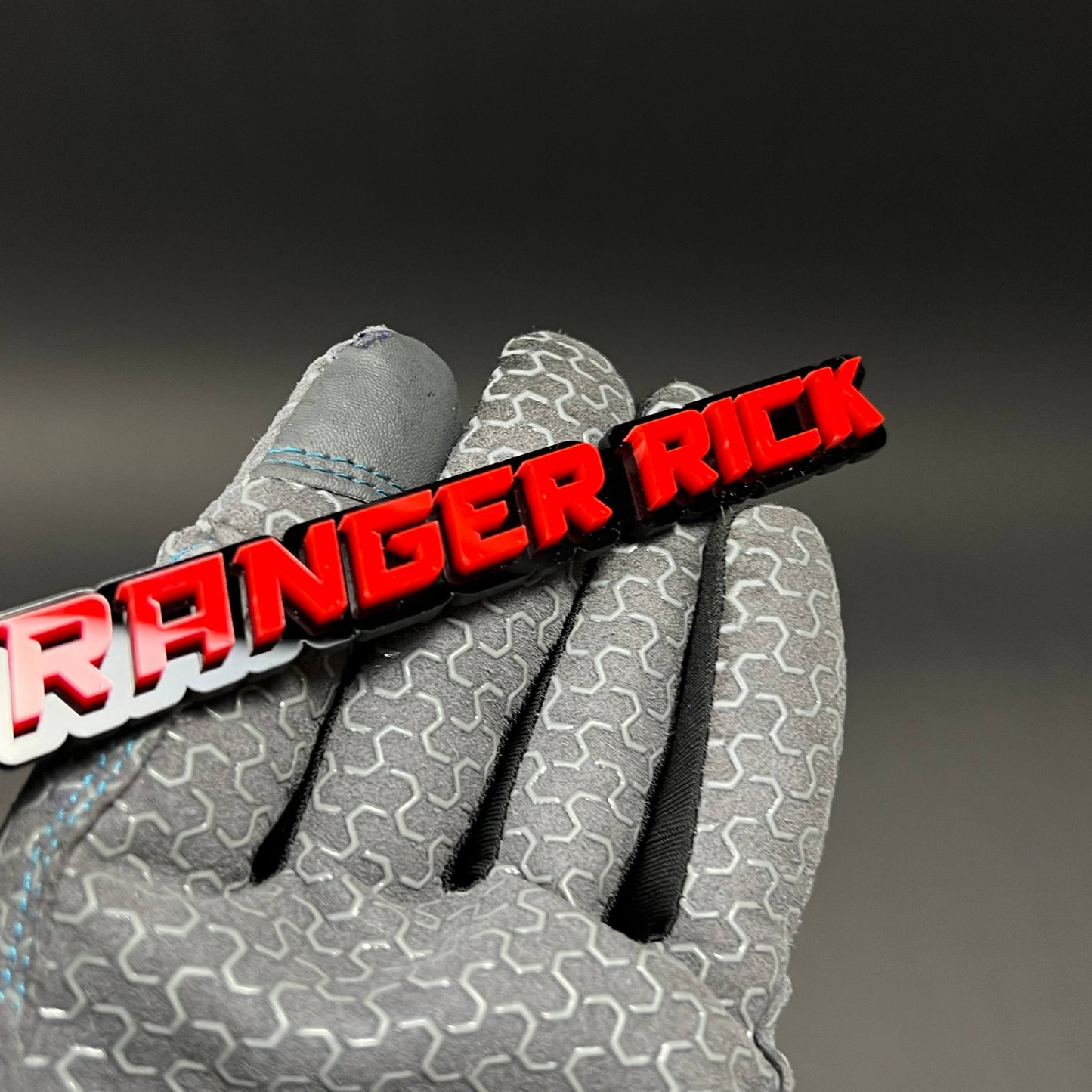 1PC RANGER RICK 3D Acrylic Badge - Car Truck Emblem Fender Sticker