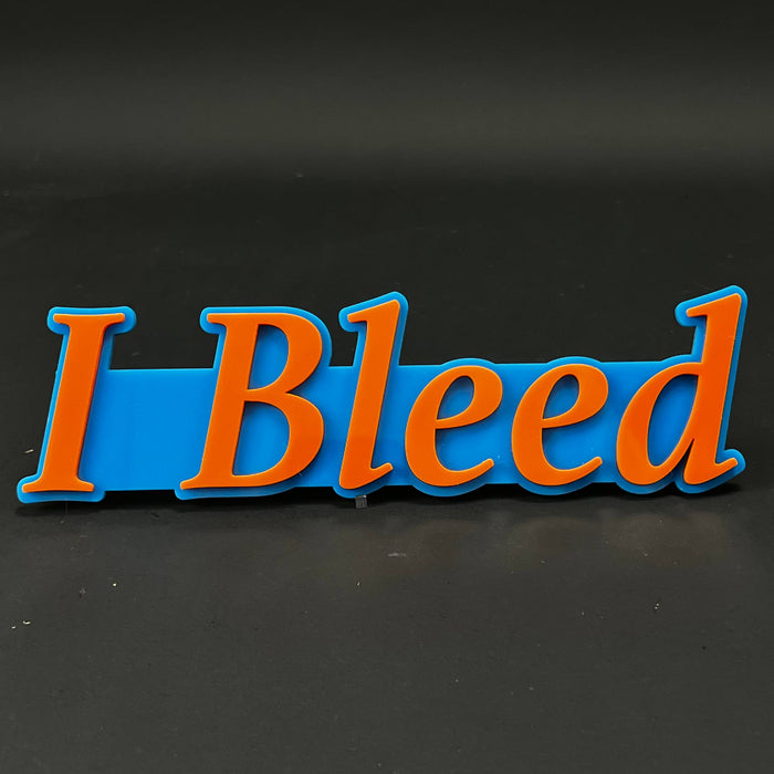 1PC I Bleed 3D Acrylic Badge - Car Truck Emblem Fender Tailgate Trunk Sticker