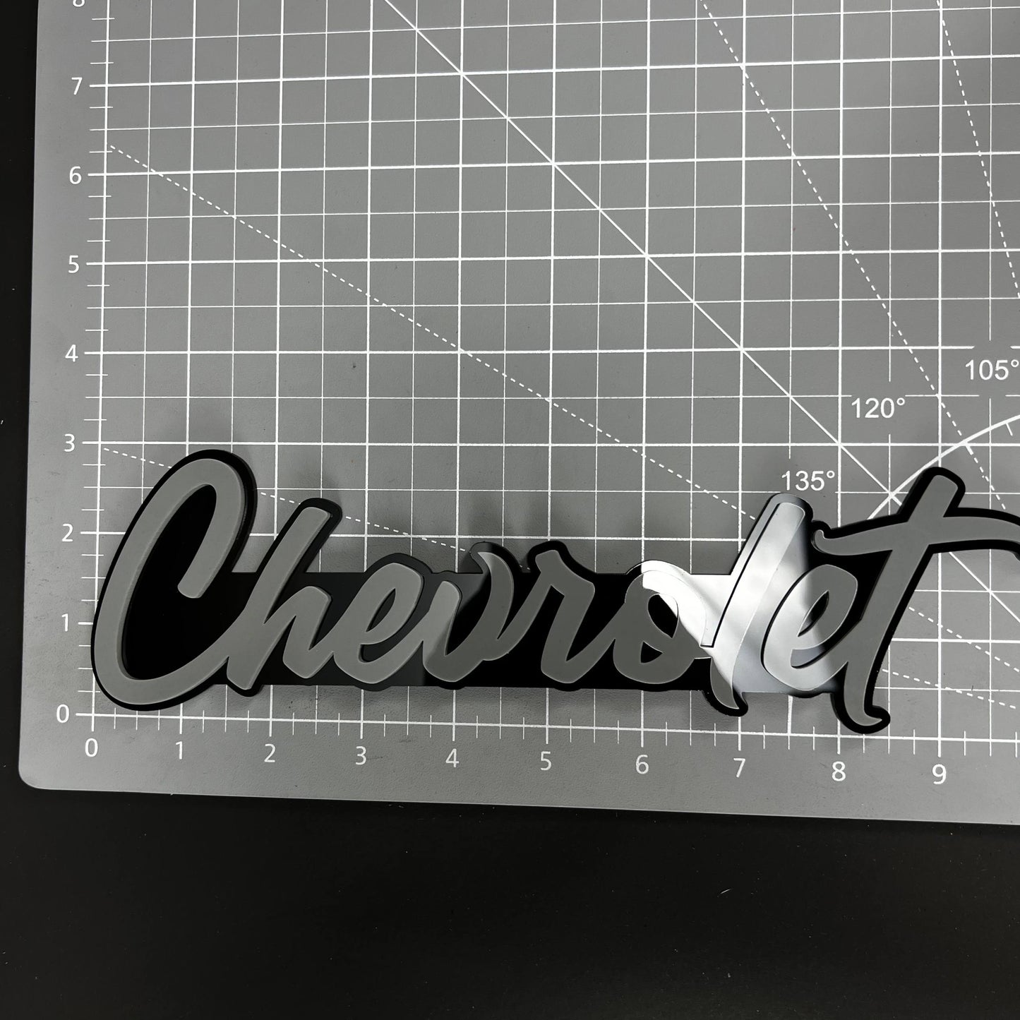 1PC Chevrolet 3D Acrylic Badge - Car Truck Emblem Fender Tailgate Trunk Sticker
