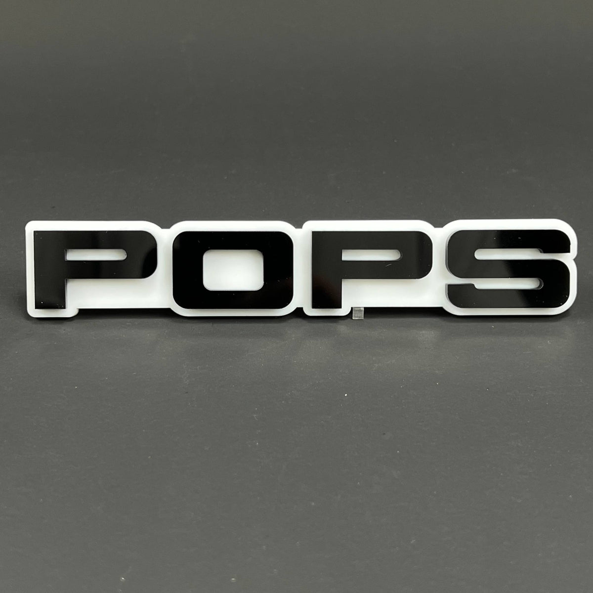 1PC POPS 3D Acrylic Badge - Car Truck Emblem Fender Tailgate Trunk Sticker