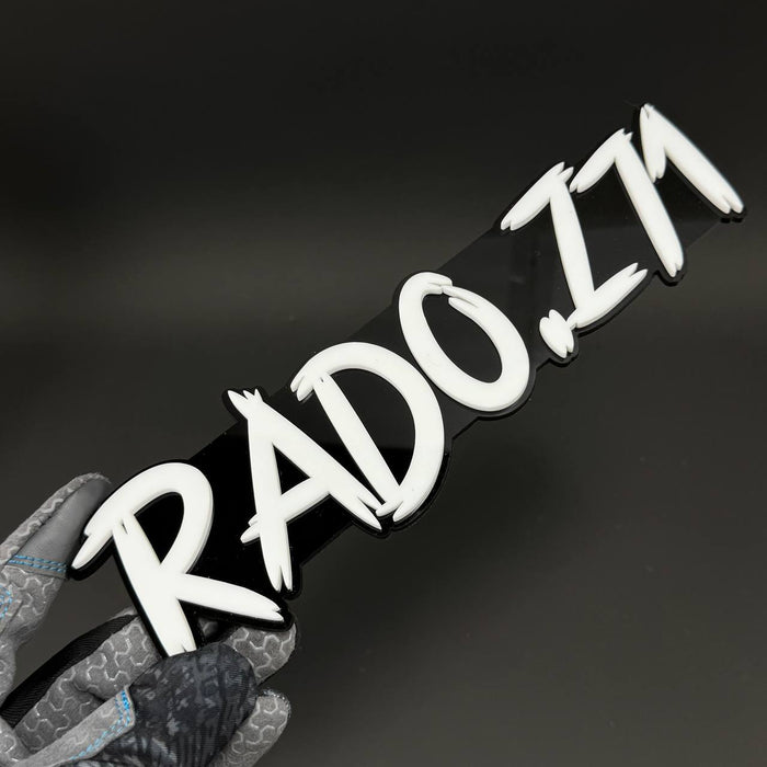 1PC RADO.IL1 3D Acrylic Badge - Car Truck Emblem Fender Tailgate Trunk Sticker