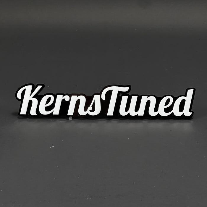 1PC KernsTuned 3D Acrylic Badge - Car Truck Emblem Fender Tailgate Trunk Sticker