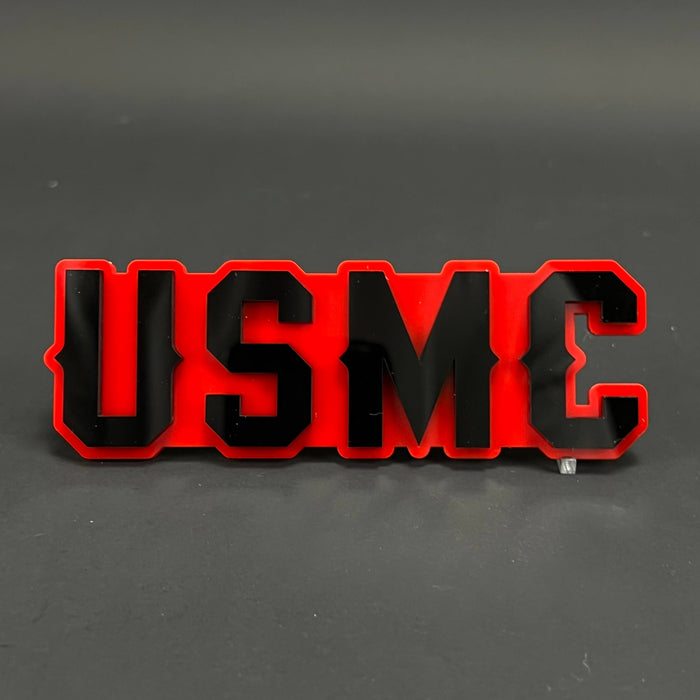 1PC USMC 3D Acrylic Badge - Car Truck Emblem Fender Tailgate Trunk Sticker