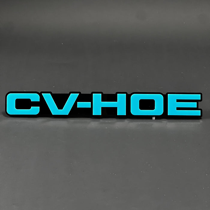 1PC CV-HOE 3D Acrylic Badge - Car Truck Emblem Fender Tailgate Trunk Sticker