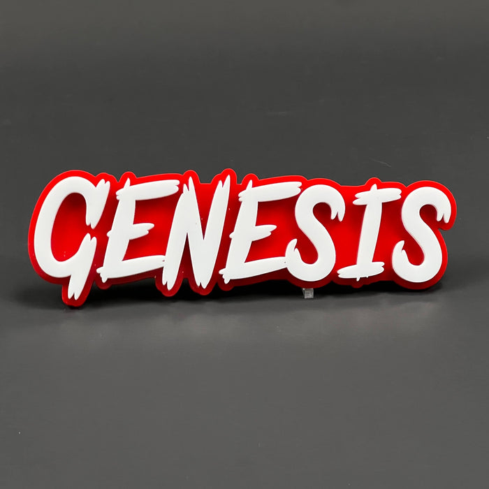 1PC GENESIS 3D Acrylic Badge - Car Truck Emblem Fender Tailgate Trunk Sticker