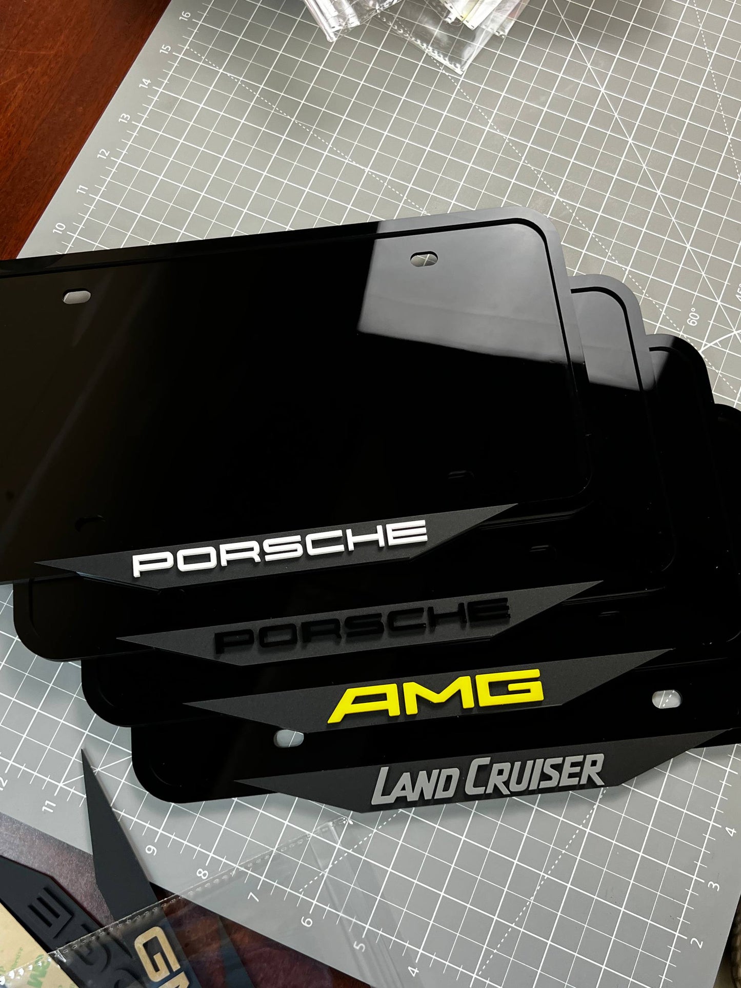 1PC PORSCHE 3D Acrylic Badge - Car Truck Emblem Fender Tailgate Trunk Sticker