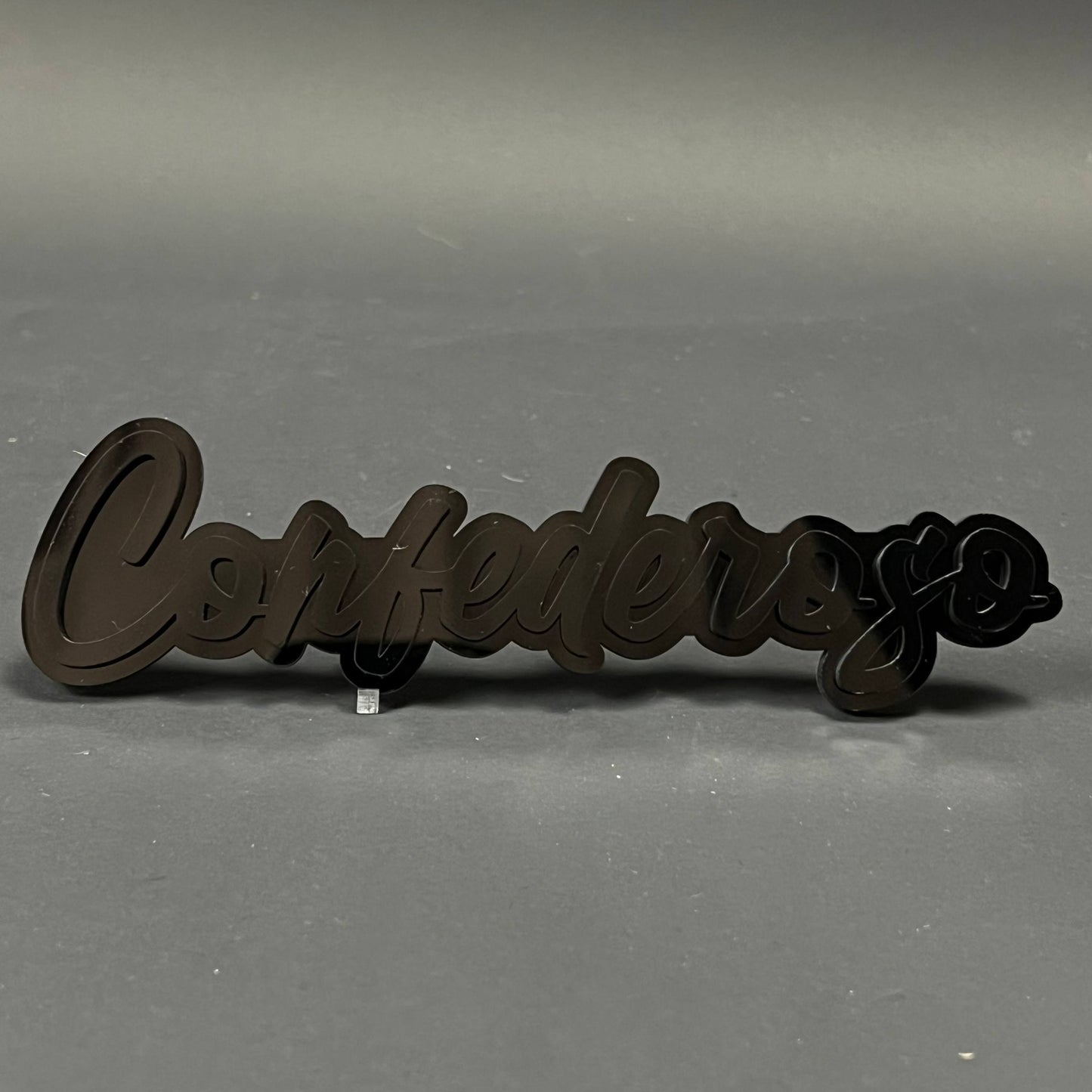 1PC Confederoga 3D Acrylic Badge - Car Truck Emblem Fender Sticker