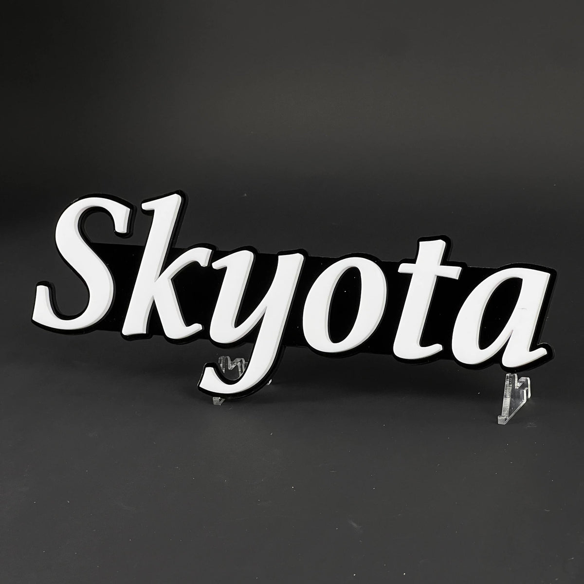 1PC Skyota 3D Acrylic Badge - Car Truck Emblem Fender Tailgate Trunk Sticker