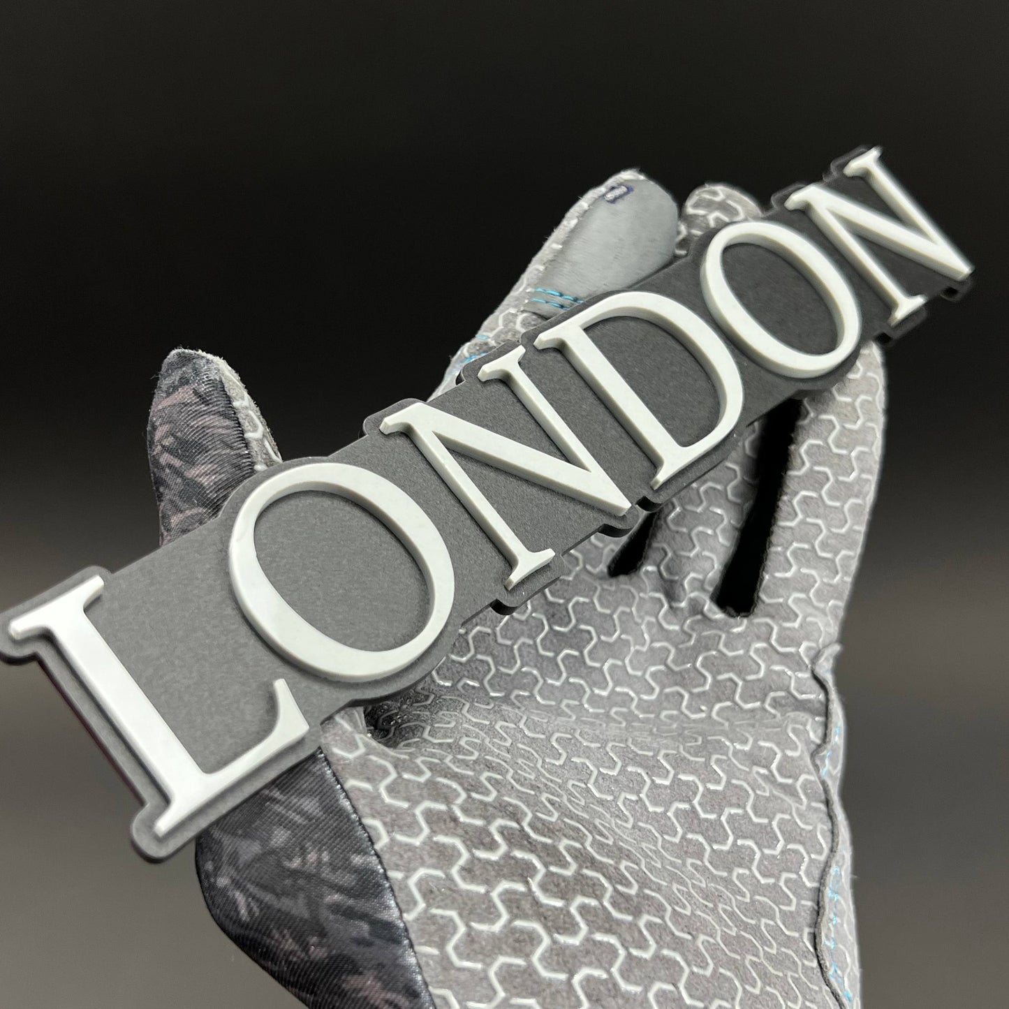 1PC LONDON (White) 3D Acrylic Badge - Car Truck Emblem Fender Tailgate Trunk Sticker