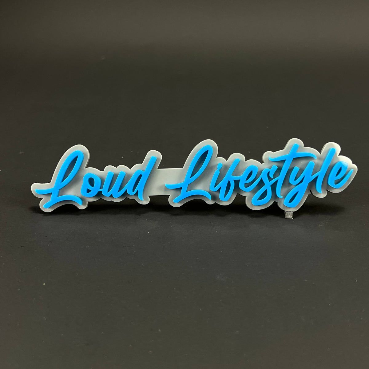 1PC Loud Lifestyle 3D Acrylic Badge - Car Truck Emblem Fender Sticker