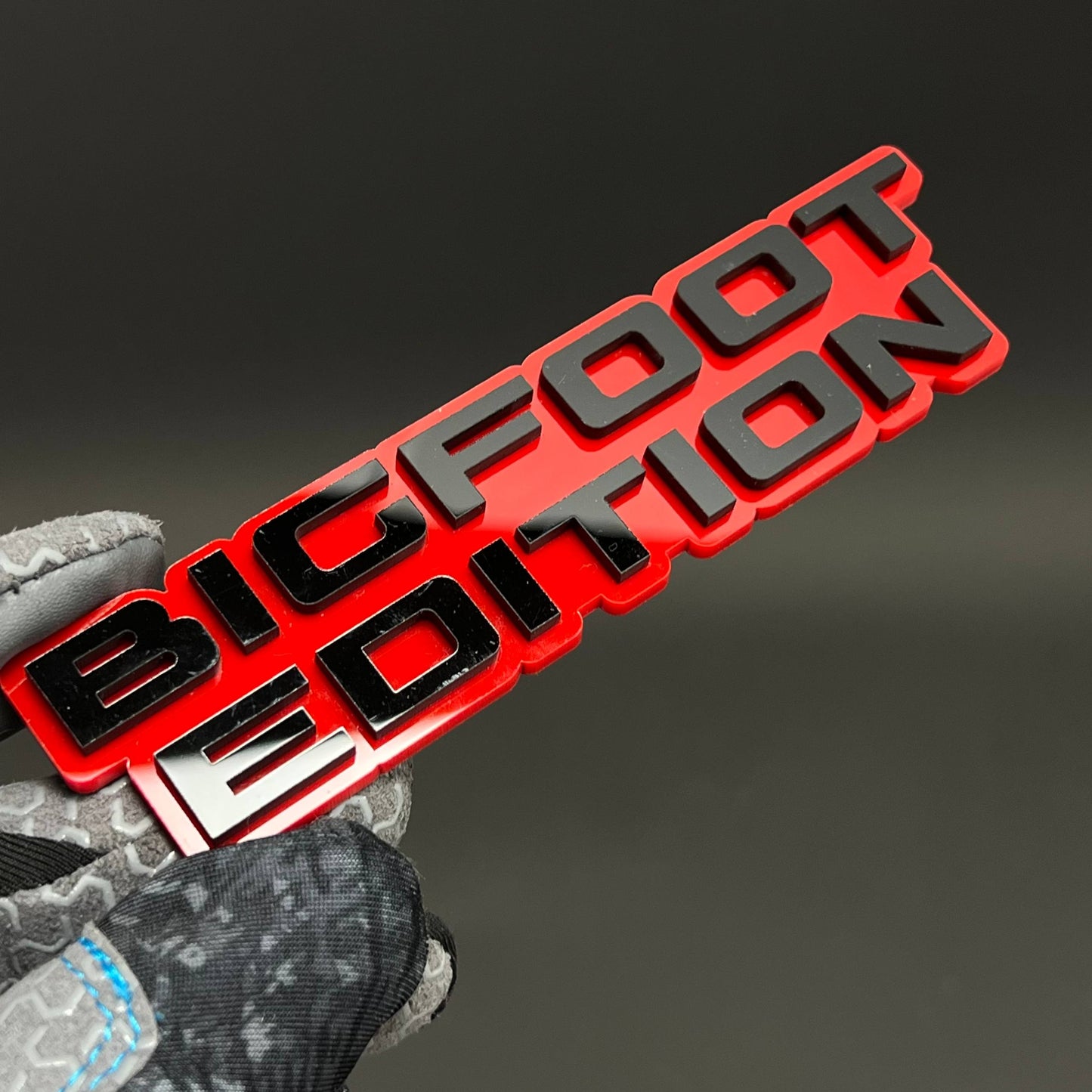 1PC BIGFOOT EDITION 3D Acrylic Badge - Car Truck Emblem Fender Sticker