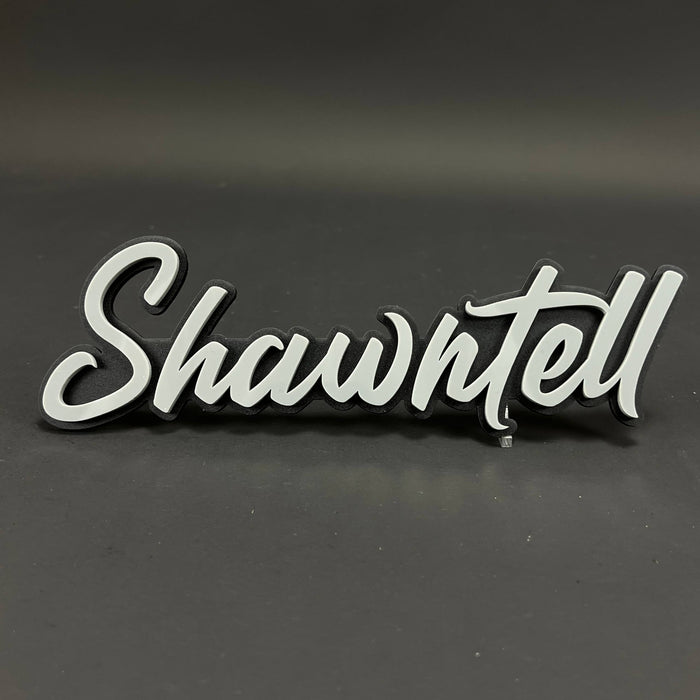 1PC Shawntell 3D Acrylic Badge - Car Truck Emblem Fender Tailgate Trunk Sticker