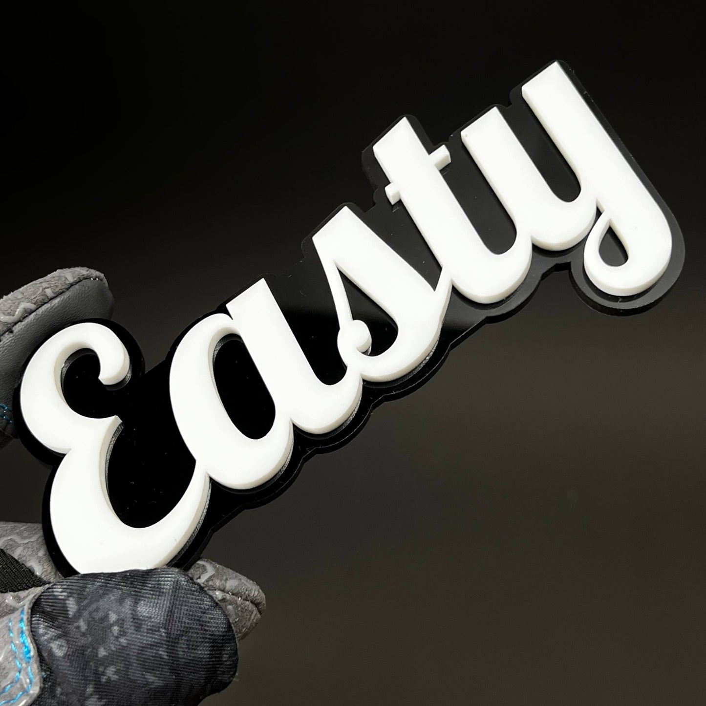 1PC Easty 3D Acrylic Badge - Car Truck Emblem Fender Tailgate Trunk Sticker