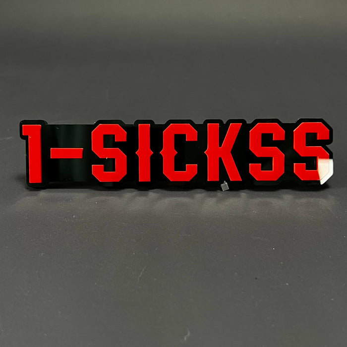 1PC 1-SICKSS 3D Acrylic Badge - Car Truck Emblem Fender Tailgate Trunk Sticker