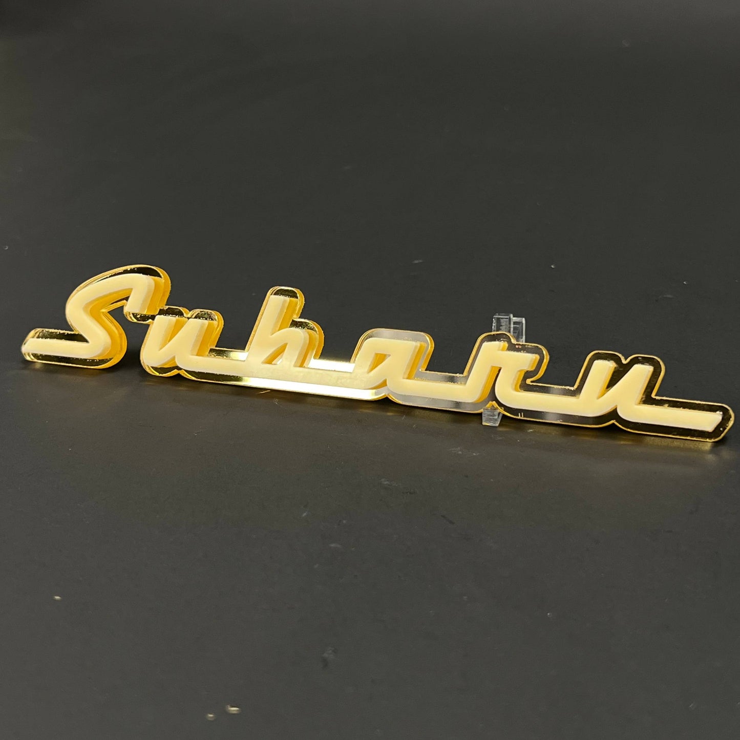 1PC Subaru 3D Acrylic Badge - Car Truck Emblem Fender Tailgate Trunk Sticker