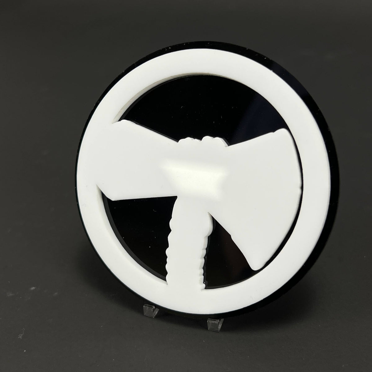 1PC Axe Emblem 3D Acrylic Badge - Car Truck Emblem Fender Tailgate Trunk Sticker