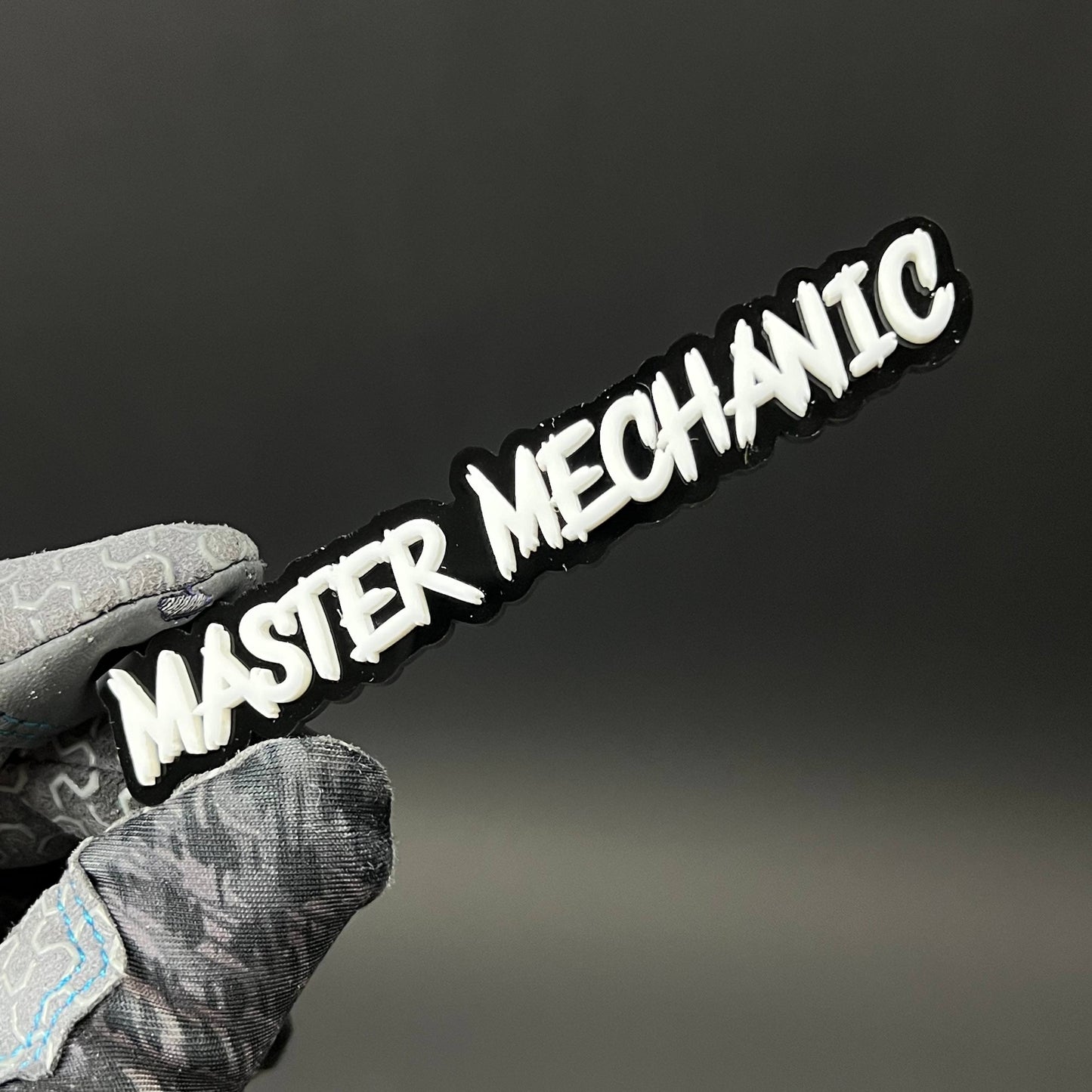 1PC MASTER MECHANIC 3D Acrylic Badge - Car Truck Emblem Fender Sticker