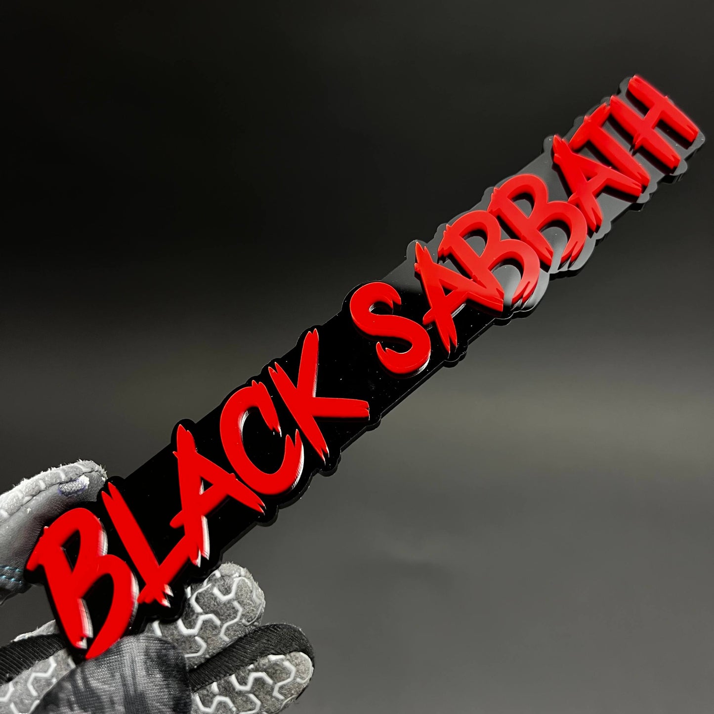 1PC BLACK SABBATH 3D Acrylic Badge - Car Truck Emblem Fender Sticker