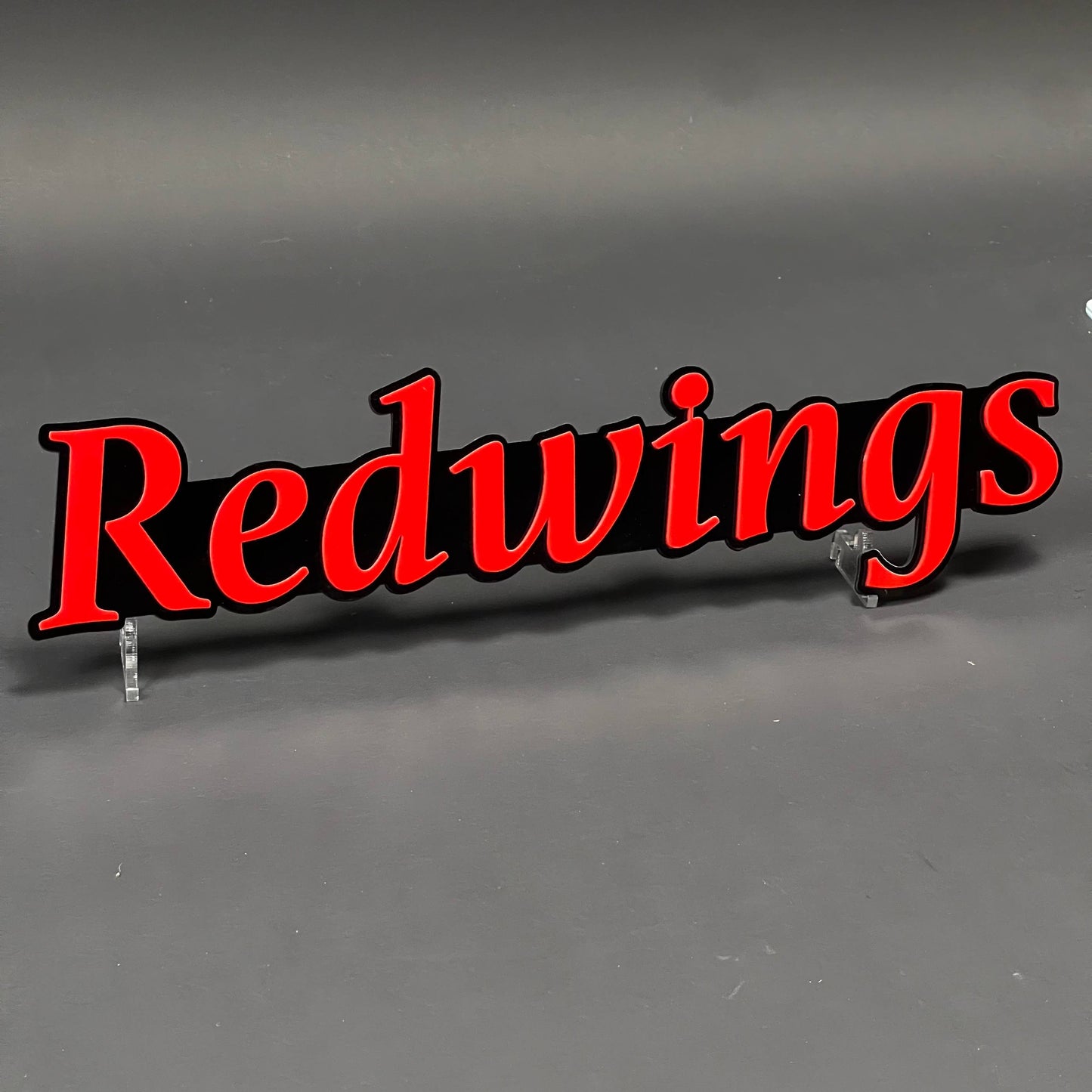 1PC Redwings 3D Acrylic Badge - Car Truck Emblem Fender Tailgate Trunk Sticker