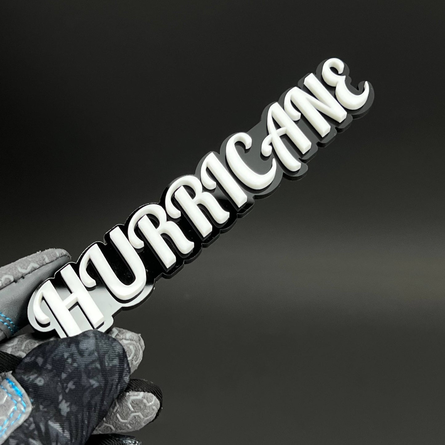 1PC HURRICANE 3D Acrylic Badge - Car Truck Emblem Fender Tailgate Trunk Sticker