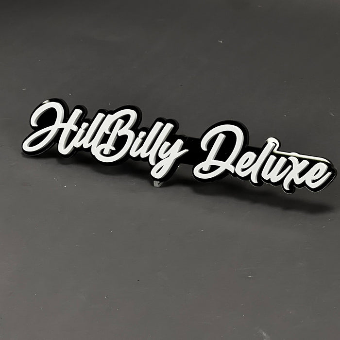 1PC HillBilly Deluxe 3D Acrylic Badge - Car Truck Emblem Fender Sticker