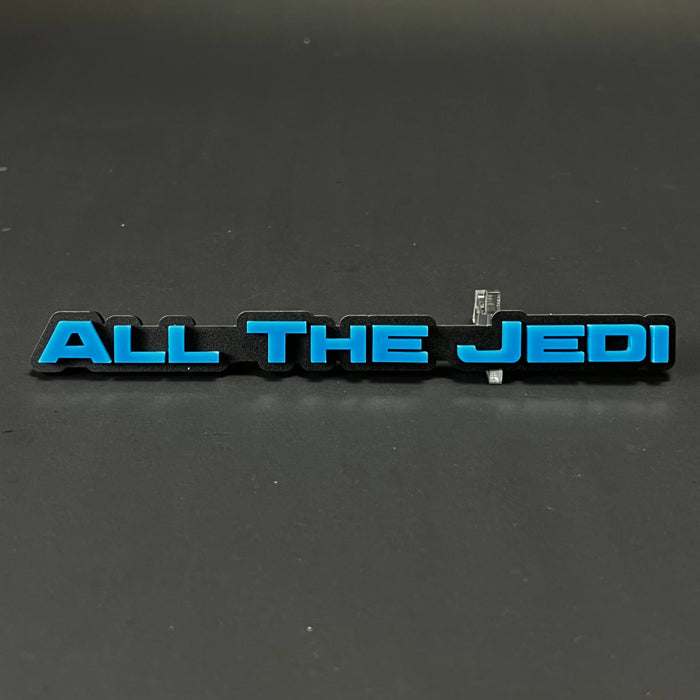 1PC ALL THE JEDI 3D Acrylic Badge - Car Truck Emblem Fender Sticker