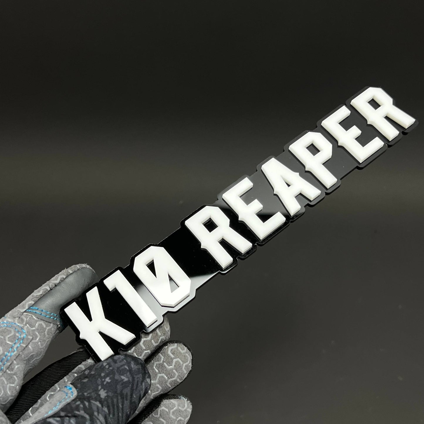 1PC K10 REAPER 3D Acrylic Badge - Car Truck Emblem Fender Tailgate Trunk Sticker