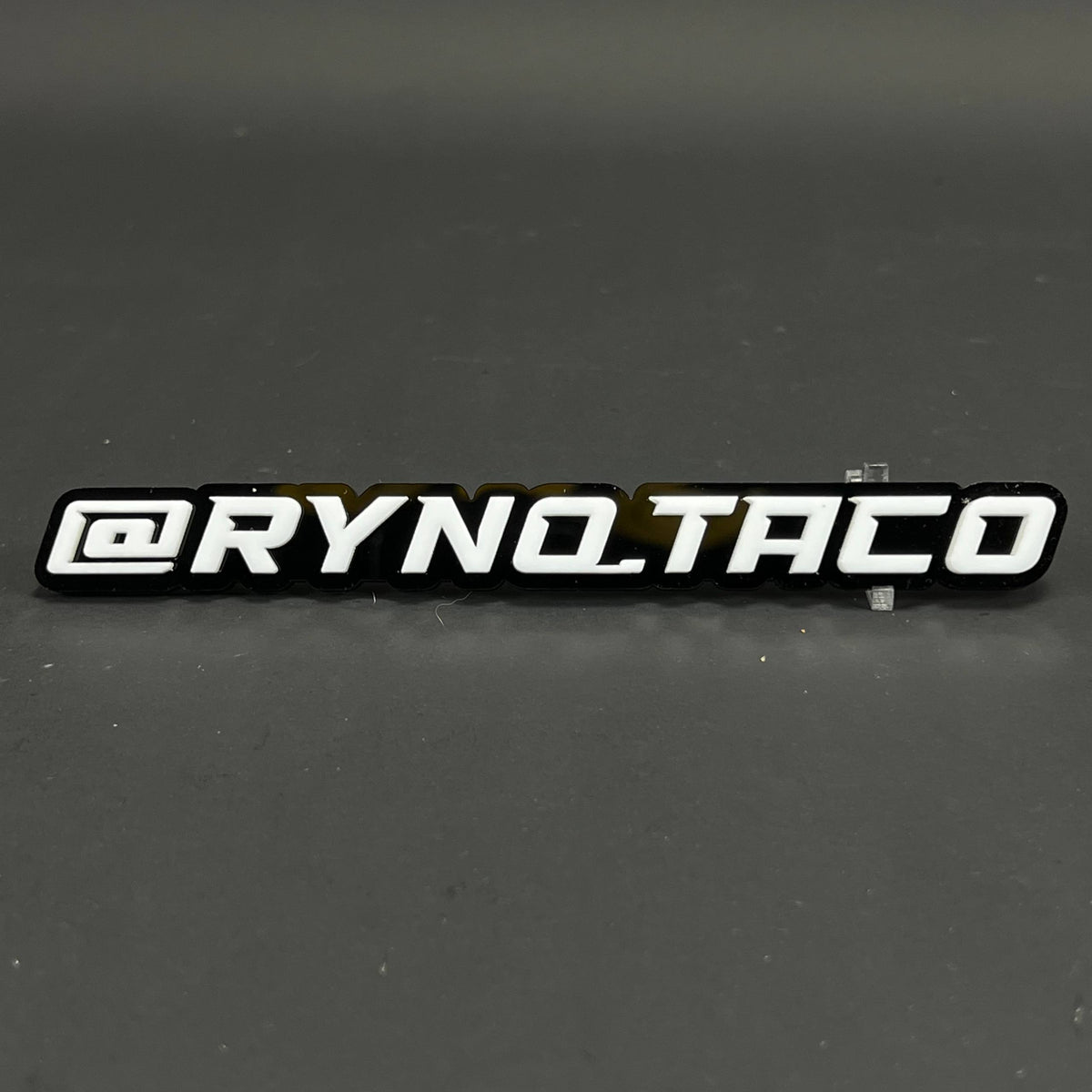 1PC @RYNQ.TACO 3D Acrylic Badge - Car Truck Emblem Fender Tailgate Trunk Sticker