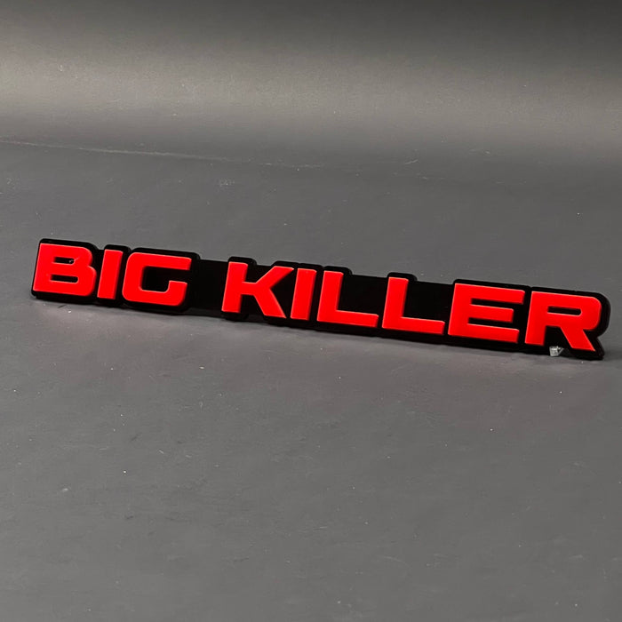 1PC BIG KILLER 3D Acrylic Badge - Car Truck Emblem Fender Tailgate Trunk Sticker