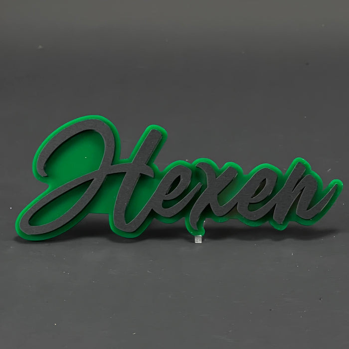 1PC Hexen 3D Acrylic Badge - Car Truck Emblem Fender Tailgate Trunk Sticker