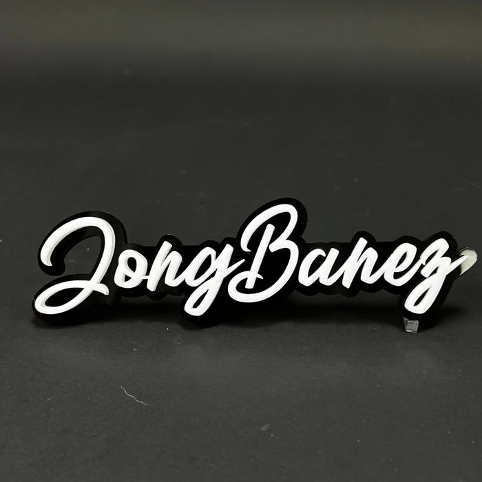 1PC JongBanez 3D Acrylic Badge - Car Truck Emblem Fender Tailgate Trunk Sticker