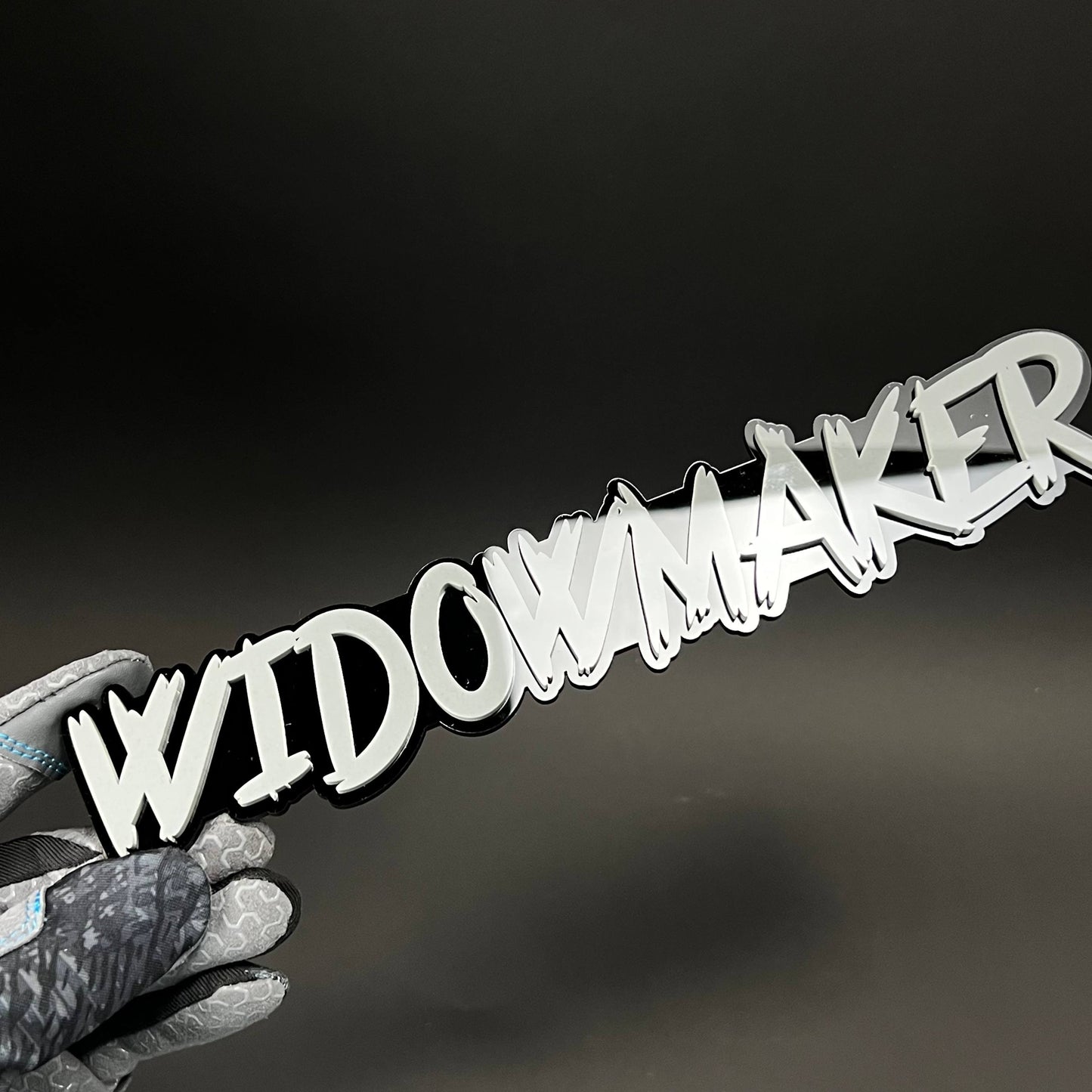 1PC WIDOWMAKER 3D Acrylic Badge - Car Truck Emblem Fender Tailgate Trunk Sticker