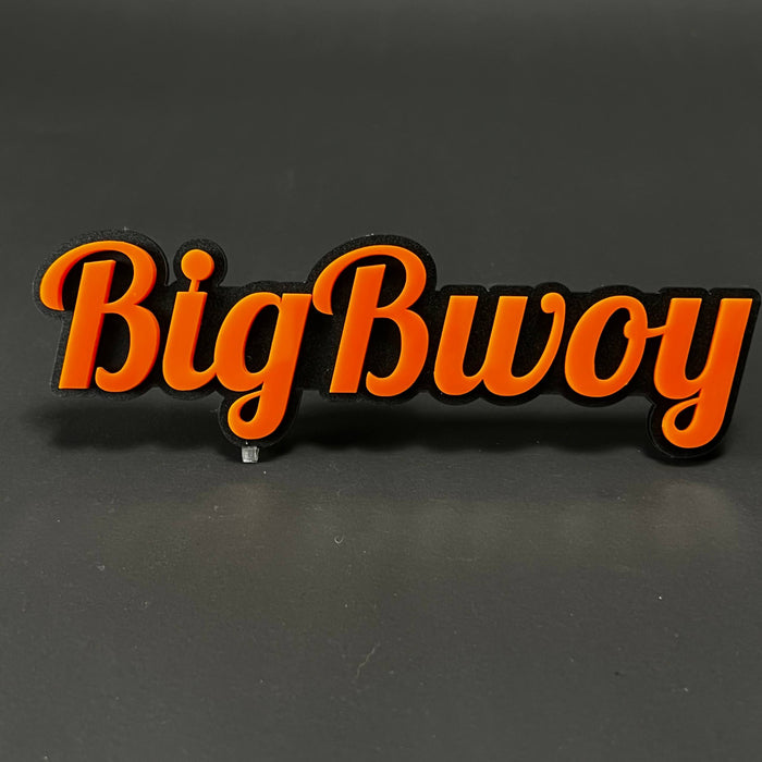 1PC BigBwoy 3D Acrylic Badge - Car Truck Emblem Fender Tailgate Trunk Sticker