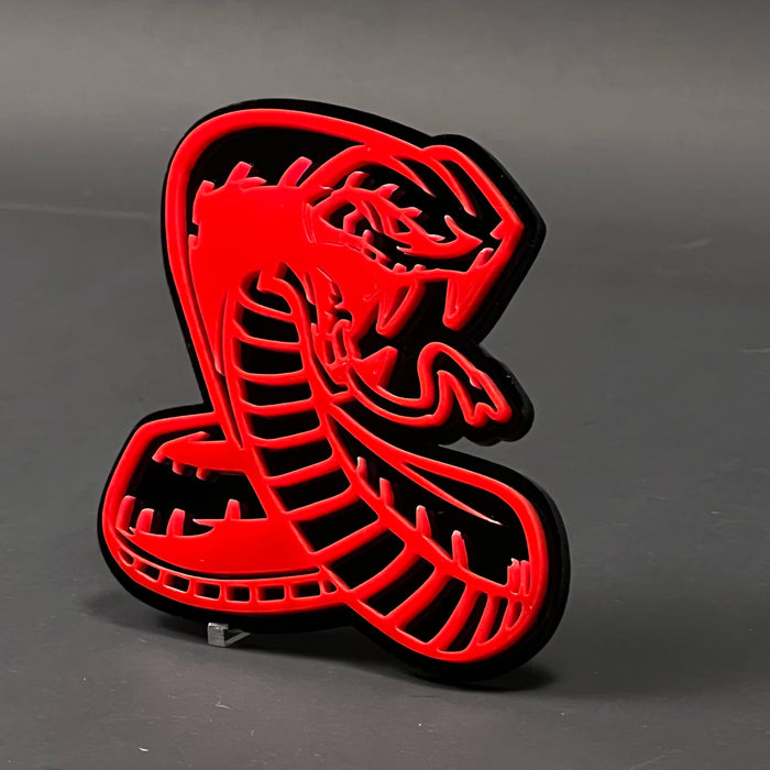 1PC Cobra 3D Acrylic Badge - Car Truck Emblem Fender Tailgate Trunk Sticker