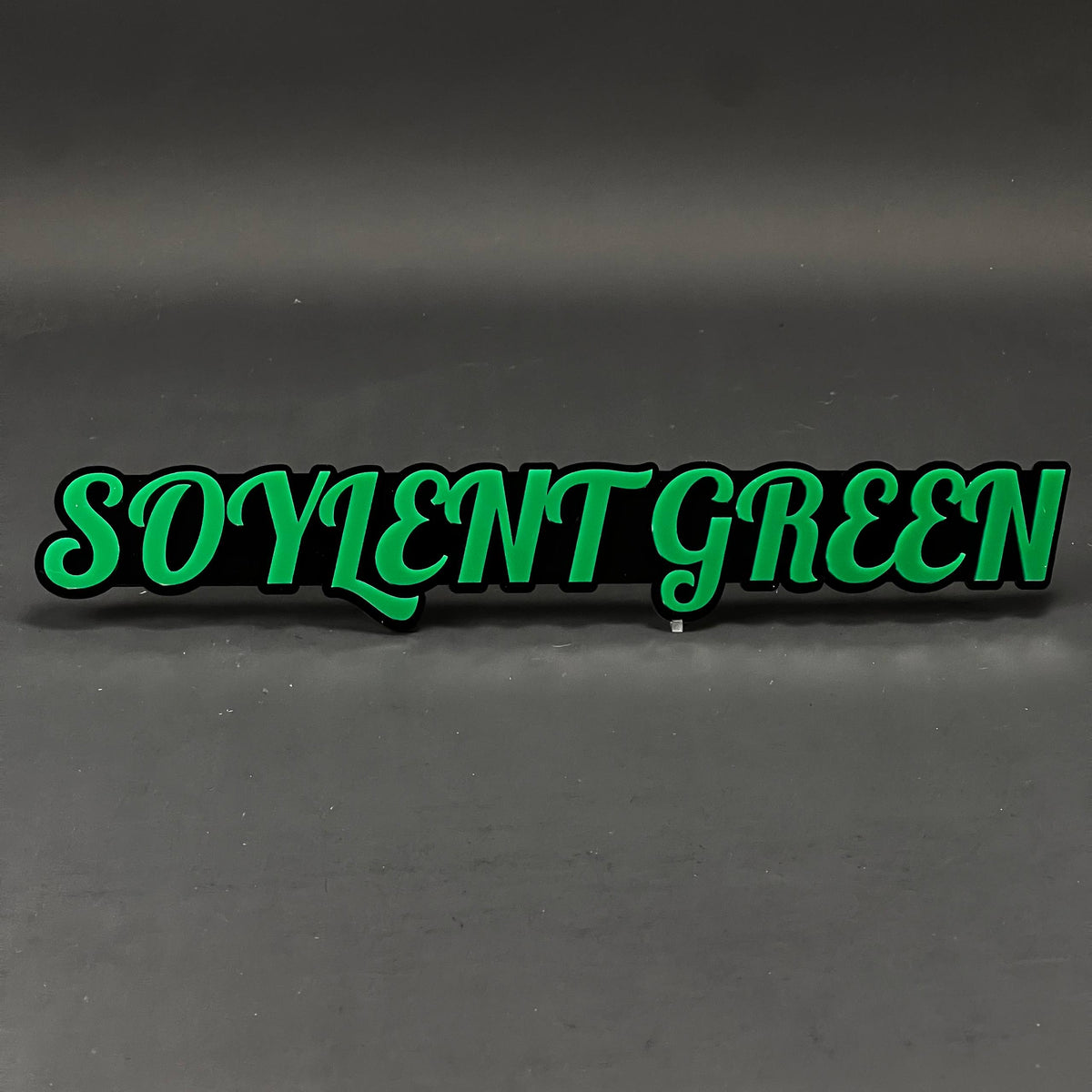 1PC SOYLENT GREEN 3D Acrylic Badge - Car Truck Emblem Fender Sticker