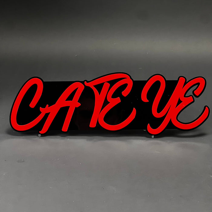 1PC CATEYE 3D Acrylic Badge - Car Truck Emblem Fender Tailgate Trunk Sticker