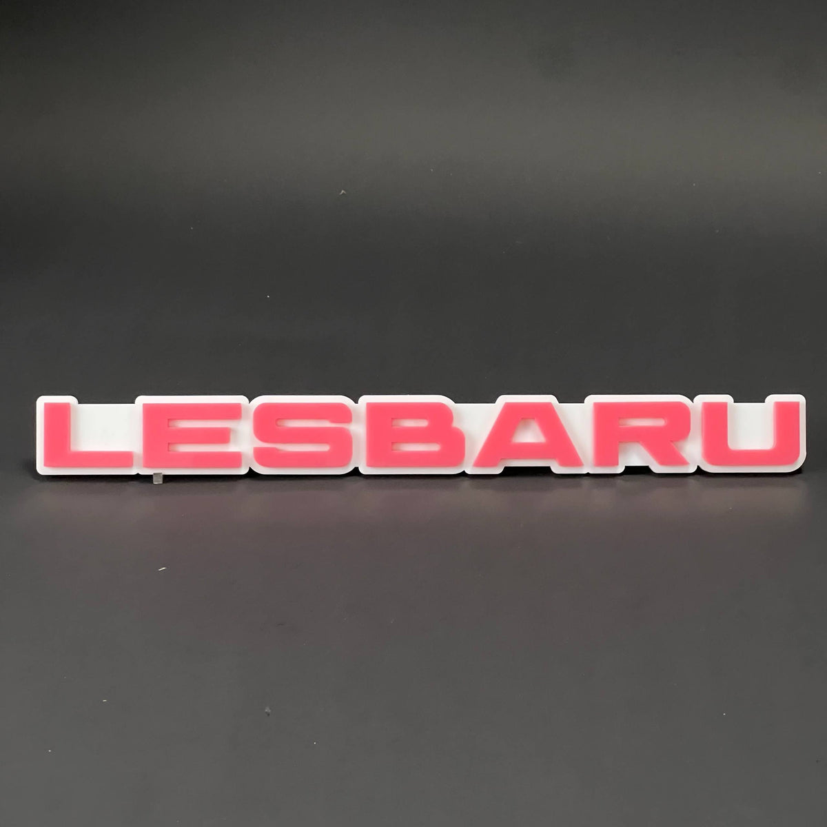 1PC LESBARU 3D Acrylic Badge - Car Truck Emblem Fender Tailgate Trunk Sticker