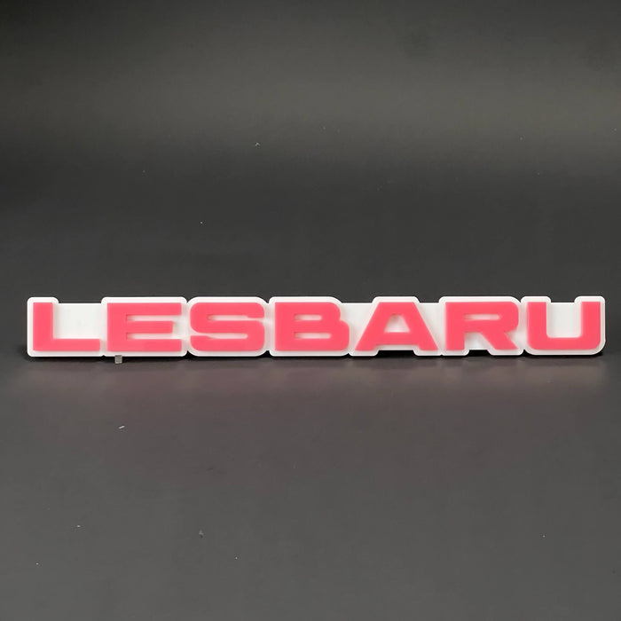1PC LESBARU 3D Acrylic Badge - Car Truck Emblem Fender Tailgate Trunk Sticker
