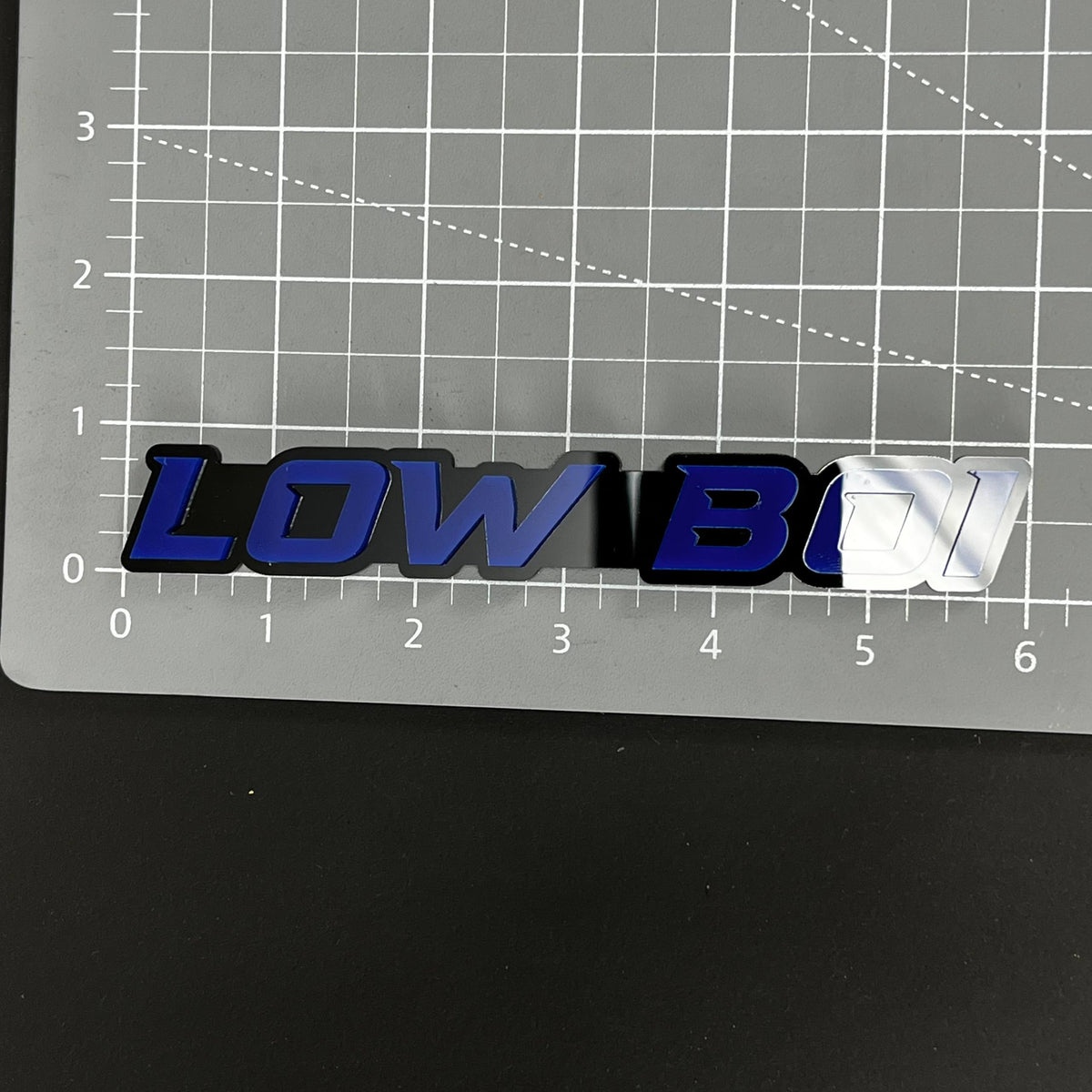 1PC LOW BOY 3D Acrylic Badge - Car Truck Emblem Fender Tailgate Trunk Sticker