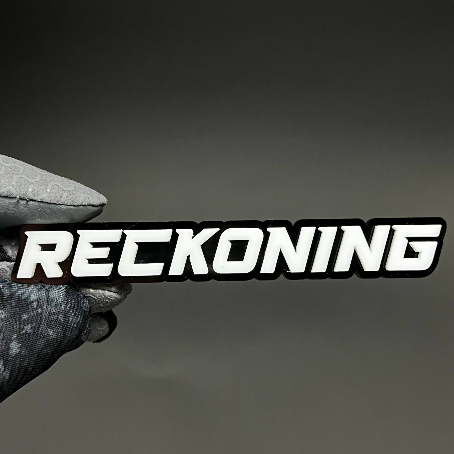 1PC RECKONING 3D Acrylic Badge - Car Truck Emblem Fender Tailgate Trunk Sticker