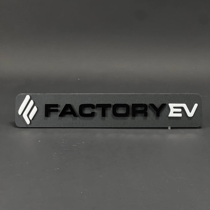 1PC FACTORY EV 3D Acrylic Badge - Car Truck Emblem Fender Tailgate Trunk Sticker