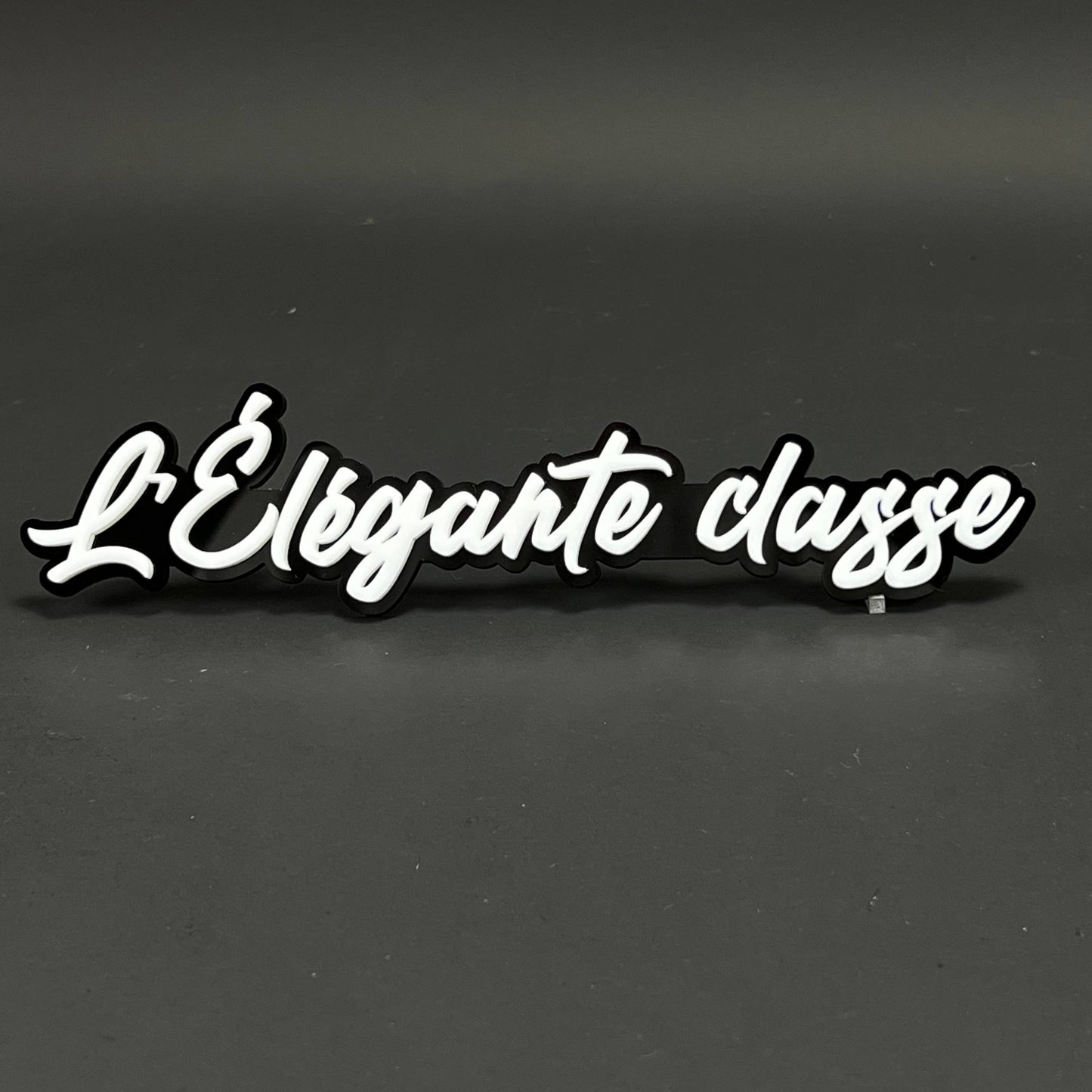 1PC L'�l�gante classe 3D Acrylic Badge - Car Truck Emblem Fender Sticker