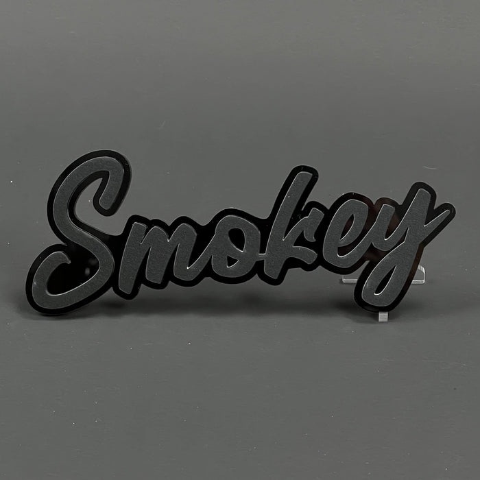 Smokey 3D Acrylic Badge - Car Truck Emblem Fender Tailgate Trunk Sticker