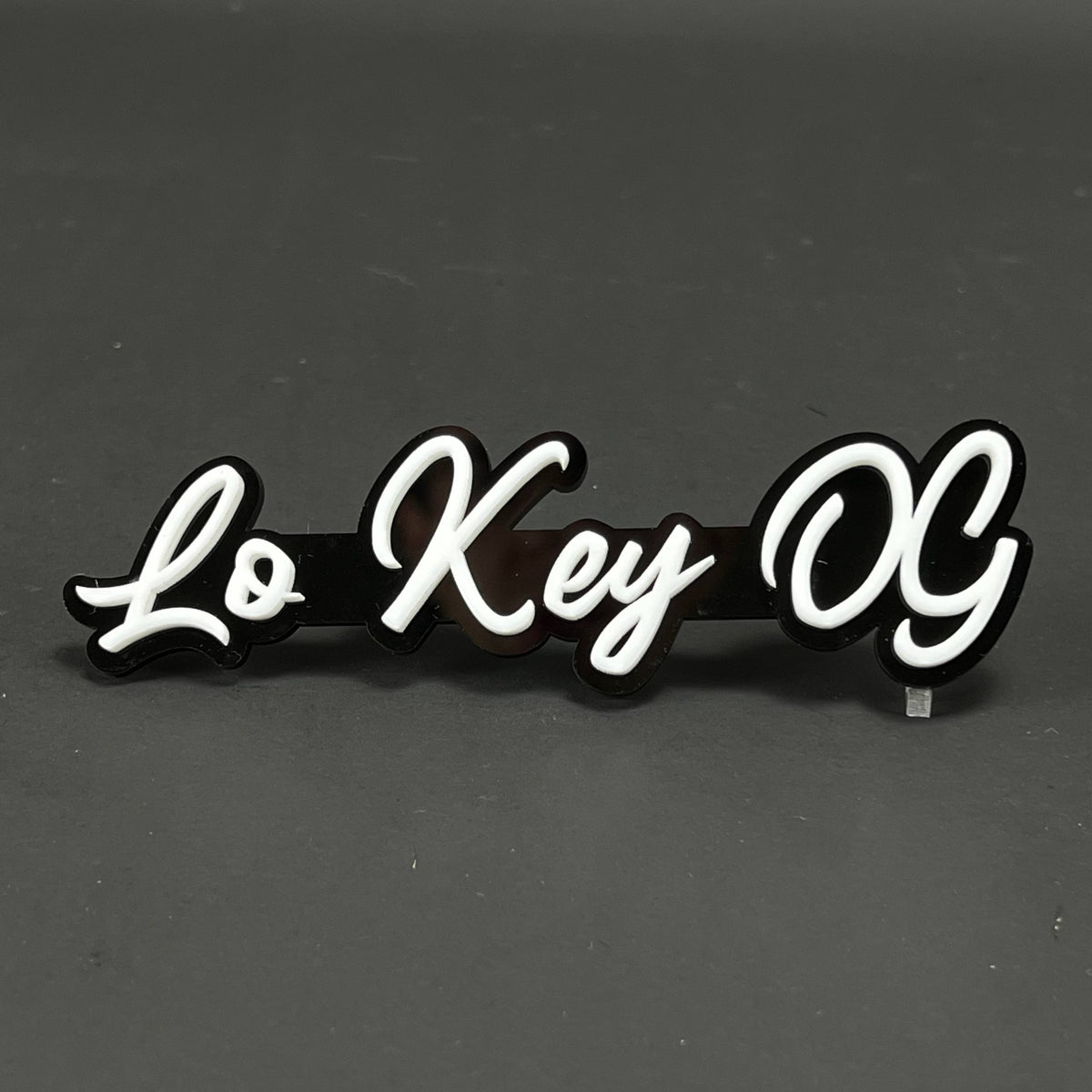 1PC Lo Key OG 3D Acrylic Badge - Car Truck Emblem Fender Tailgate Trunk Sticker