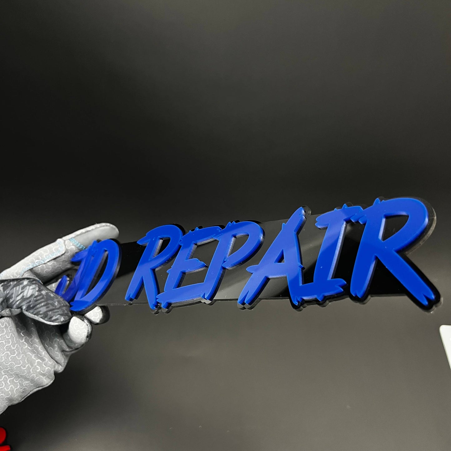 1PC JD REPAIR 3D Acrylic Badge - Car Truck Emblem Fender Tailgate Trunk Sticker