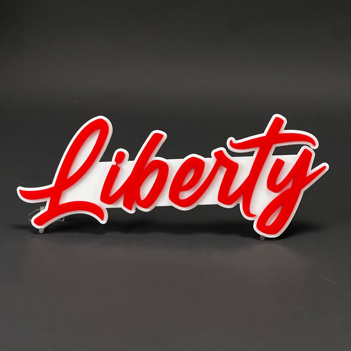 1PC Liberty 3D Acrylic Badge - Car Truck Emblem Fender Tailgate Trunk Sticker