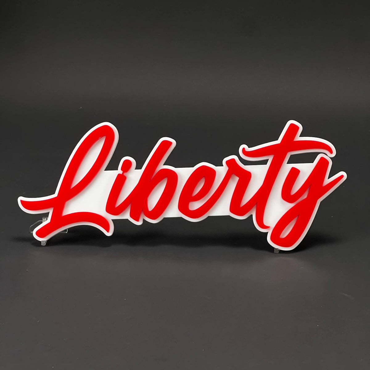 1PC Liberty 3D Acrylic Badge - Car Truck Emblem Fender Tailgate Trunk Sticker