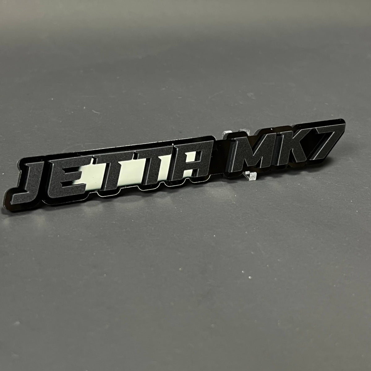 1PC JETTA MK7 3D Acrylic Badge - Car Truck Emblem Fender Tailgate Trunk Sticker
