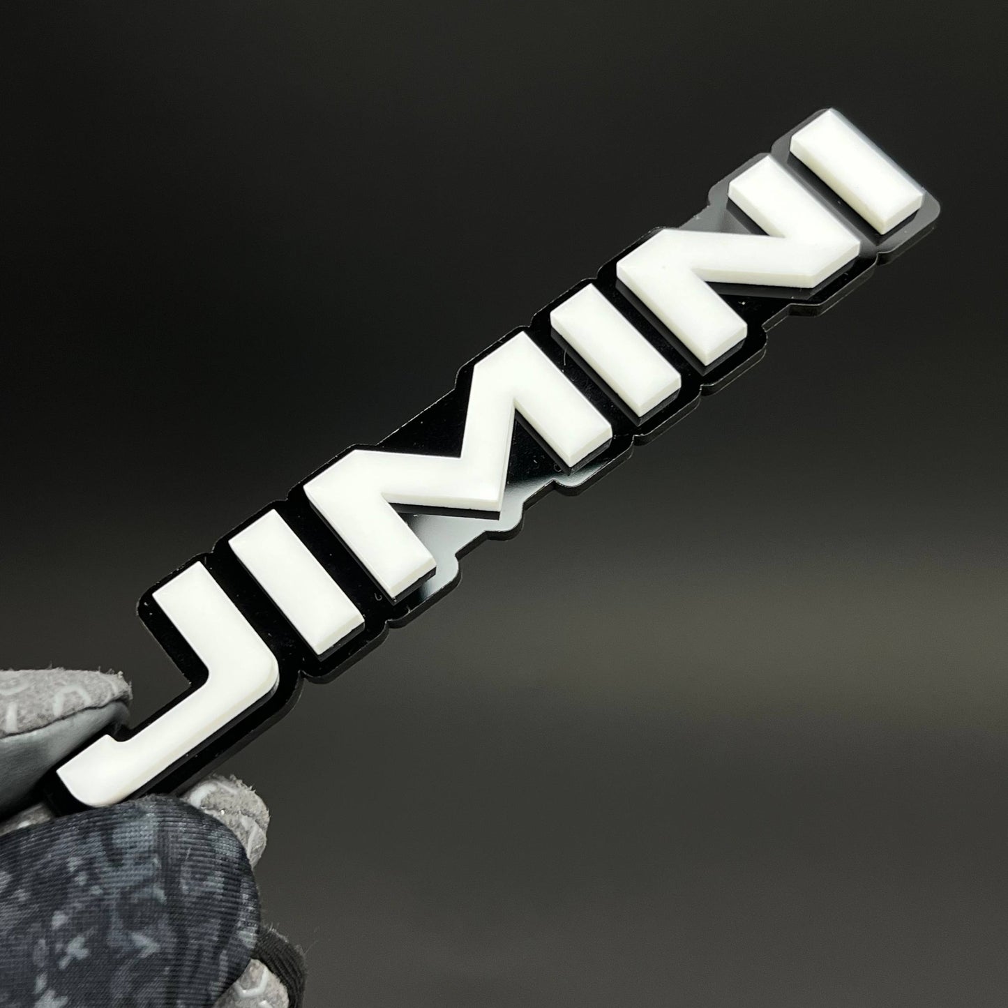 1PC JIMINI 3D Acrylic Badge - Car Truck Emblem Fender Tailgate Trunk Sticker