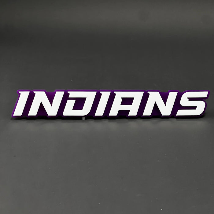 1PC INDIANS 3D Acrylic Badge - Car Truck Emblem Fender Tailgate Trunk Sticker